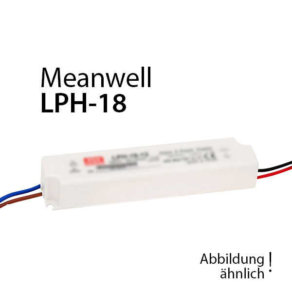 Meanwell LPH-18 Netzteil 18W 24V 0,75A / IP67 Meanwell Farben-Frikell WTB Meanwell LPH-18 Netzteil 18W 24V 0,75A / IP67 Meanwell Farben-Frikell WTB