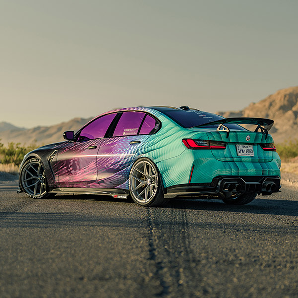 Bedruckte Wrappingfolie