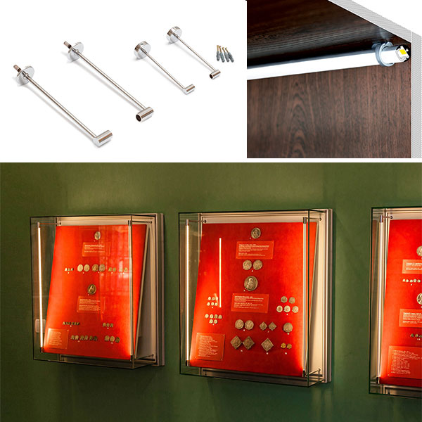 LED Profil P6, Vitrinenbeleuchtung Farben-Frikell WTB LED Profil P6, Vitrinenbeleuchtung Farben-Frikell WTB