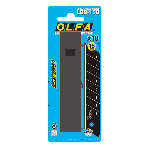 OLFA® Ersatzklinge LBB-10B (18 mm) Olfa Farben-Frikell WTB OLFA® Ersatzklinge LBB-10B (18 mm) Olfa Farben-Frikell WTB