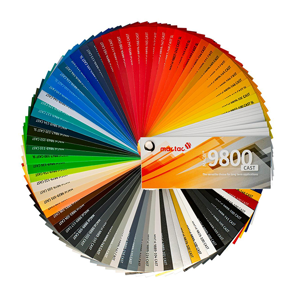 MACal 9800 Cast - Farbfächer MACtac Deutschland Farben-Frikell WTB