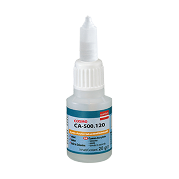 COSMO®CA-500.120 CA-Sekundenklebstoff Weiss Chemie Farben-Frikell WTB