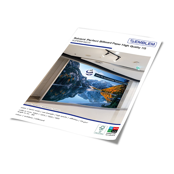 Solvent Perfect Billboard Paper High Quality 115 Farben-Frikell WTB Solvent Perfect Billboard Paper High Quality 115 Farben-Frikell WTB